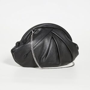 Nunoo Saki Smooth Black Leather Bag